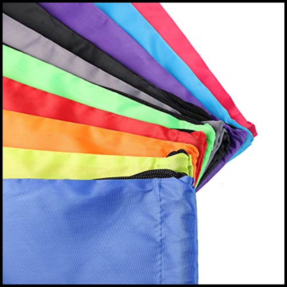 Lightweight Nylon Drawstring Backpack Pack for Gy… - image 3